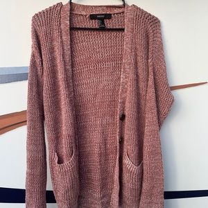 SOLD Pink cardigan sweater